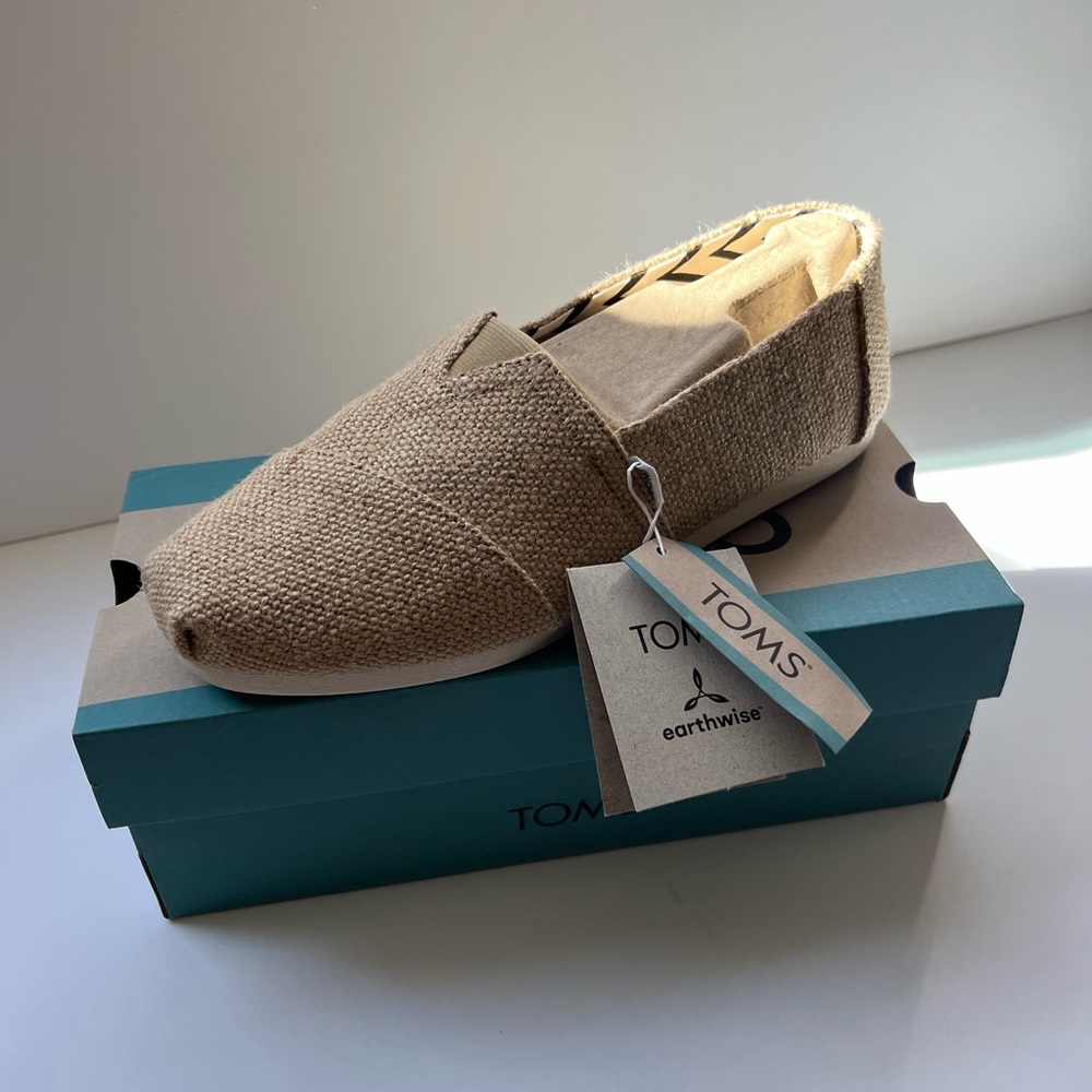Tom’s Canvas Burlap Men’s Size 8